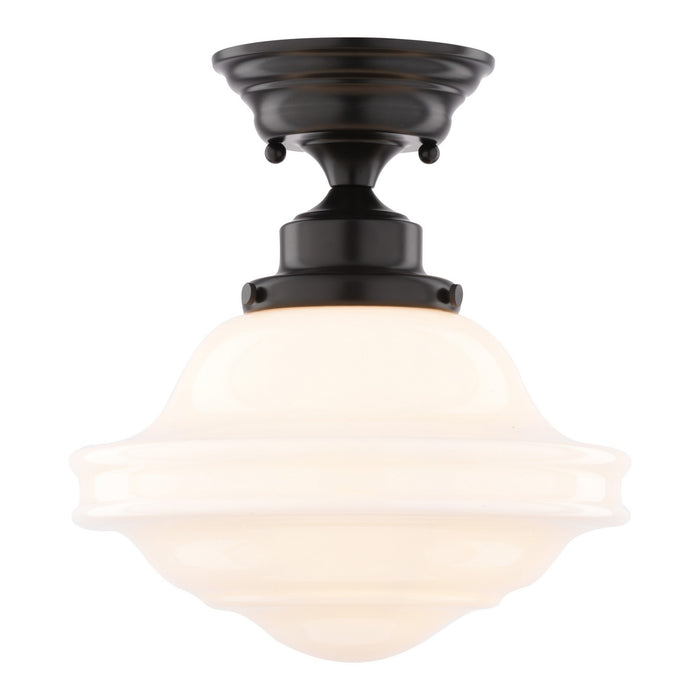 Vaxcel - C0367 - One Light Semi-Flush Mount - Huntley - Oil Rubbed Bronze