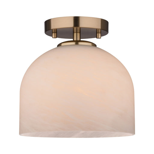 Vaxcel - C0369 - One Light Semi-Flush Mount - Shelby - Champagne Gold