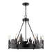 Vaxcel - H0329 - Six Light Chandelier - Acadia - Bronze