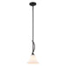 Vaxcel - P0461 - One Light Mini Pendant - Willowbrook - Matte Black