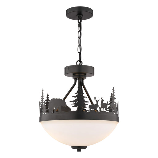 Vaxcel - P0474 - Two Light Pendant - Acadia - Bronze