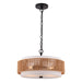 Vaxcel - P0476 - Two Light Pendant - Abbotsford - Matte Black