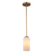 Vaxcel - P0478 - One Light Mini Pendant - Shelby - Champagne Gold