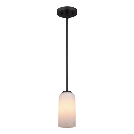 Vaxcel - P0479 - One Light Mini Pendant - Shelby - Matte Black