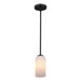 Vaxcel - P0479 - One Light Mini Pendant - Shelby - Matte Black