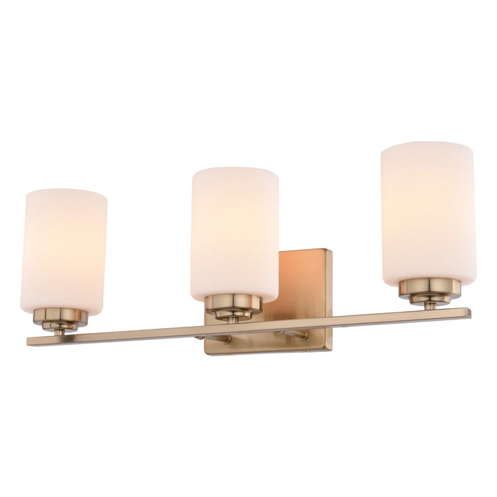 Vaxcel - W0572 - Three Light Vanity - Park Ridge - Champagne Gold
