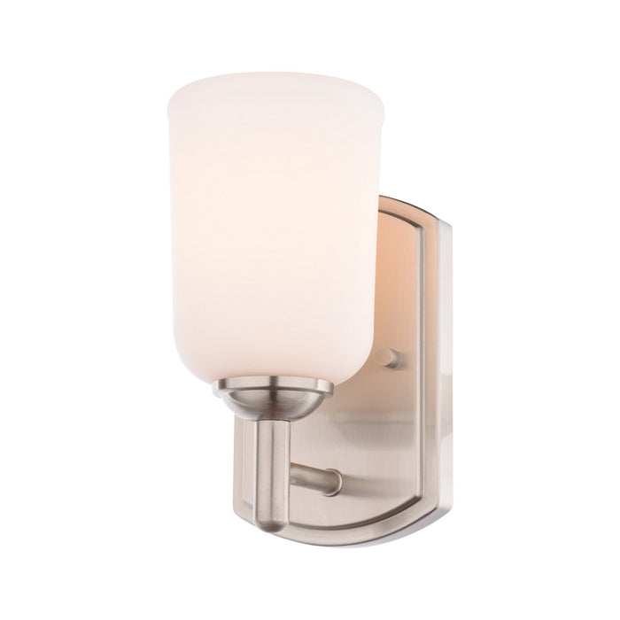 Vaxcel - W0574 - One Light Vanity - Laurelhurst - Satin Nickel