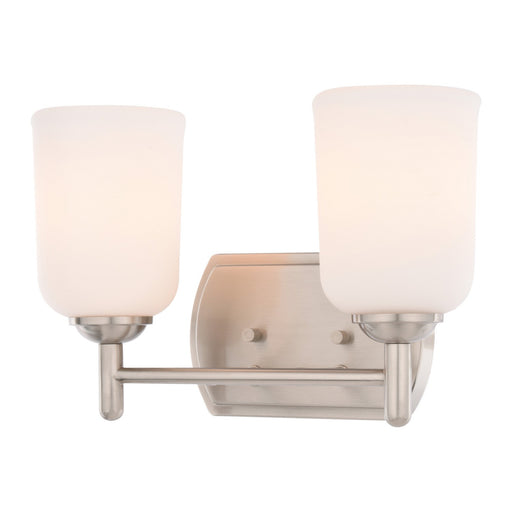 Vaxcel - W0576 - Two Light Vanity - Laurelhurst - Satin Nickel