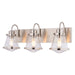 Vaxcel - W0584 - Three Light Vanity - Covington - Satin Nickel