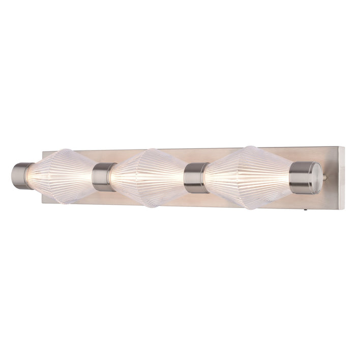 Vaxcel - W0587 - LED Vanity - Fairmont - Satin Nickel