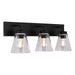 Vaxcel - W0589 - Three Light Vanity - Lowell - Matte Black