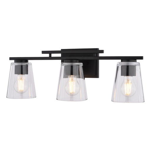 Vaxcel - W0592 - Three Light Vanity - Sedona - Matte Black