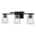 Vaxcel - W0592 - Three Light Vanity - Sedona - Matte Black
