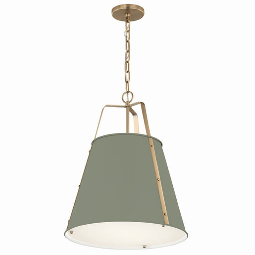 Kichler - 52711HGN - Two Light Pendant - Etcher - HERITAGE GREEN