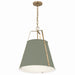 Kichler - 52711HGN - Two Light Pendant - Etcher - HERITAGE GREEN
