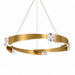 Zeev Lighting - CD11625-LED-5-48-AGB - LED Chandelier - Arcus - Aged Brass