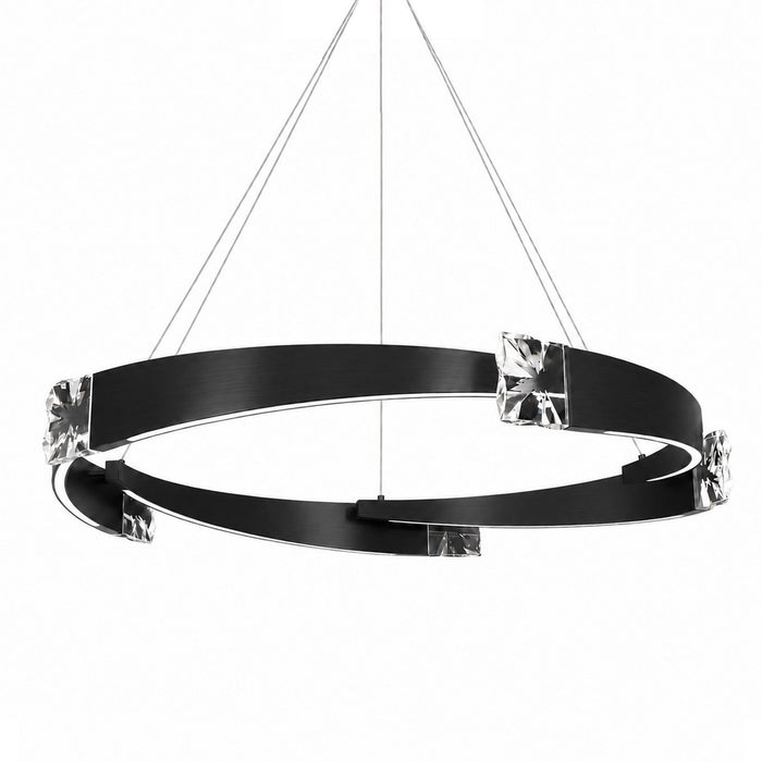 Zeev Lighting - CD11627-LED-5-48-SBB - LED Chandelier - Arcus - Satin Brushed Black
