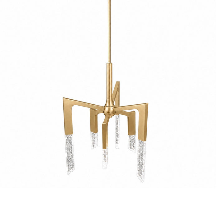 Zeev Lighting - CD12001-LED-5-24-AGB - LED Chandelier - Valenza - Aged Brass