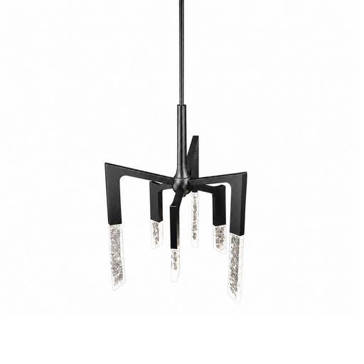 Valenza LED Chandelier Satin Brushed Black