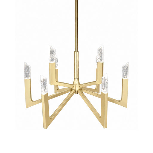 Valenza LED Chandelier Aged Brass