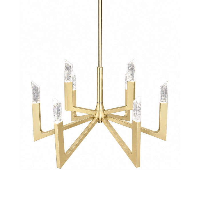 Zeev Lighting - CD12004-LED-9-36-AGB - LED Chandelier - Valenza - Aged Brass