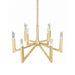 Zeev Lighting - CD12004-LED-9-36-AGB - LED Chandelier - Valenza - Aged Brass