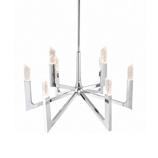 Valenza LED Chandelier Polished Nickel