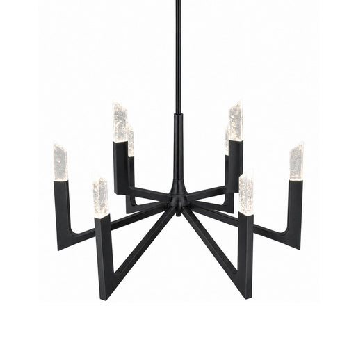 Valenza LED Chandelier Satin Brushed Black