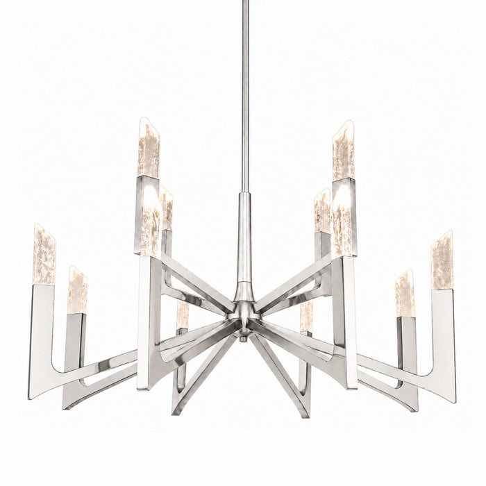Zeev Lighting - CD12008-LED-12-42-PN - LED Chandelier - Valenza - Polished Nickel