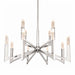 Zeev Lighting - CD12008-LED-12-42-PN - LED Chandelier - Valenza - Polished Nickel