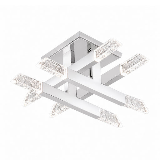 Valenza LED Semi-Flush Mount Polished Nickel