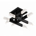 Zeev Lighting - SF12027-LED-8-SBB - LED Semi-Flush Mount - Valenza - Satin Brushed Black