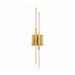 Zeev Lighting - WS12019-LED-2-LHF-AGB - LED Wall Sconce - Valenza - Aged Brass