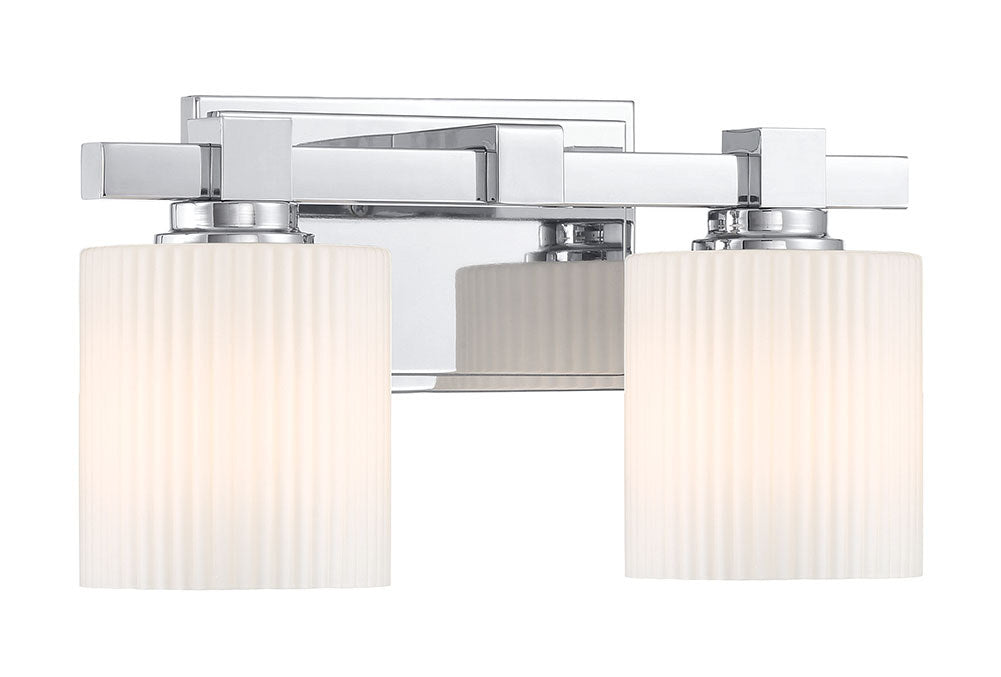 Millennium - 23102-CH - Two Light Vanity - Abelson - Chrome