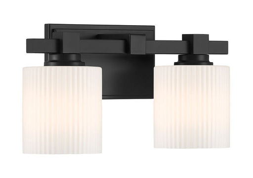 Abelson Two Light Vanity Matte Black