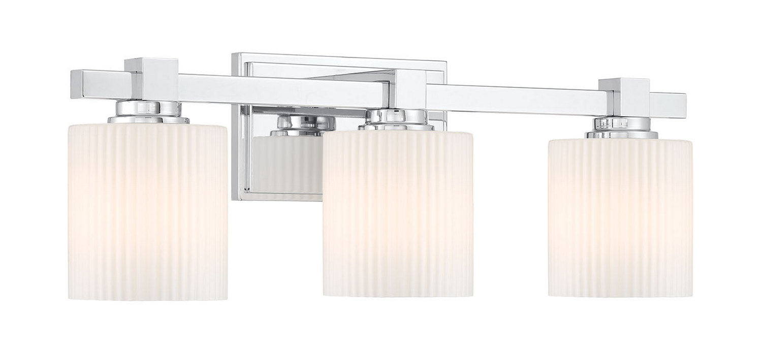 Millennium - 23103-CH - Three Light Vanity - Abelson - Chrome