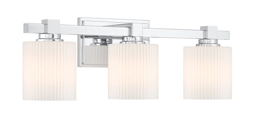 Abelson Three Light Vanity Chrome