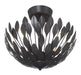 Millennium - 28304-MB - Four Light Semi-Flush Mount - Merylmint - Matte Black