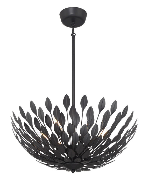 Millennium - 28306-MB - Six Light Pendant - Merylmint - Matte Black