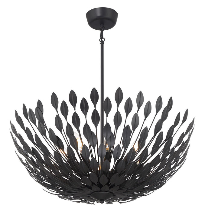 Millennium - 28308-MB - Eight Light Pendant - Merylmint - Matte Black