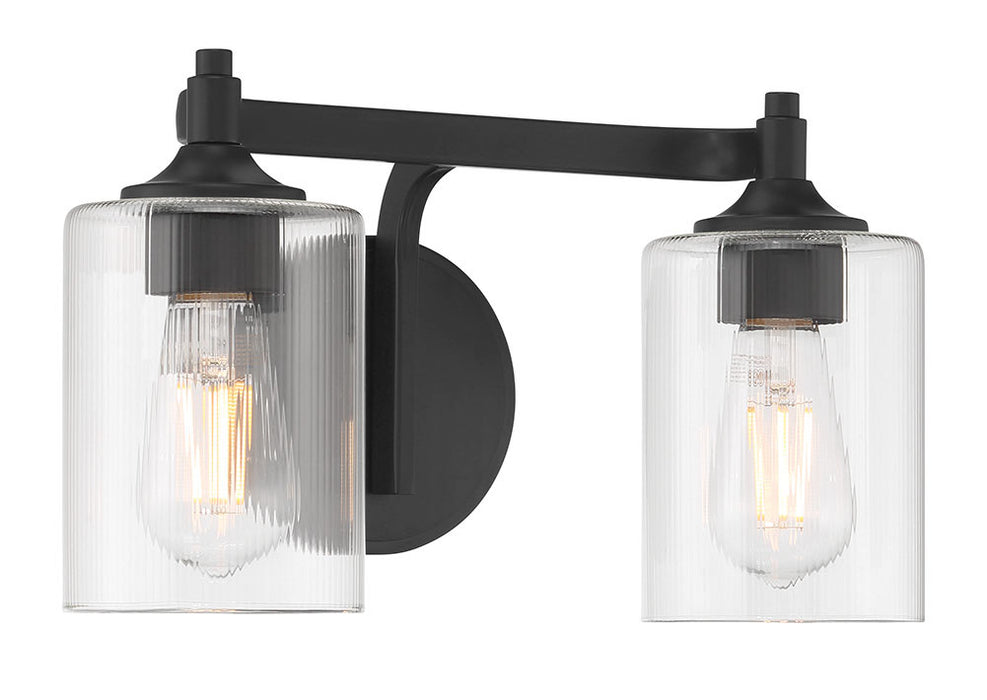 Millennium - 28702-MB - Two Light Vanity - Ryehouse - Matte Black