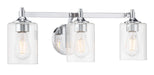 Millennium - 28703-CH - Three Light Vanity - Ryehouse - Chrome
