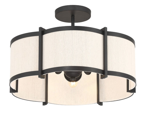 Millennium - 28803-MB - Three Light Semi-Flush Mount - Marlbeck - Matte Black