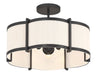 Millennium - 28803-MB - Three Light Semi-Flush Mount - Marlbeck - Matte Black