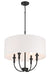 Millennium - 28904-MB - Four Light Pendant - Mairbourne - Matte Black