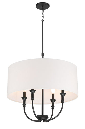 Mairbourne Four Light Pendant Matte Black