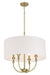 Millennium - 28904-VB - Four Light Pendant - Mairbourne - Vintage Brass
