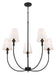 Millennium - 28905-MB - Five Light Chandelier - Mairbourne - Matte Black