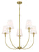 Millennium - 28905-VB - Five Light Chandelier - Mairbourne - Vintage Brass