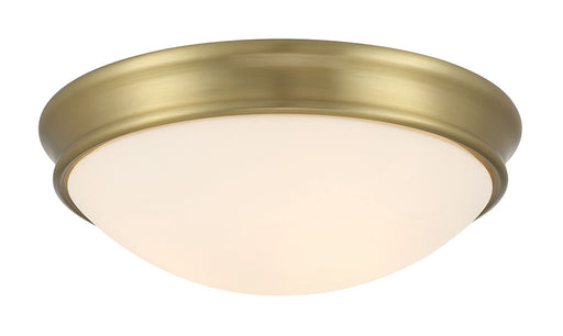 Baumann LED Flush Mount Vintage Brass